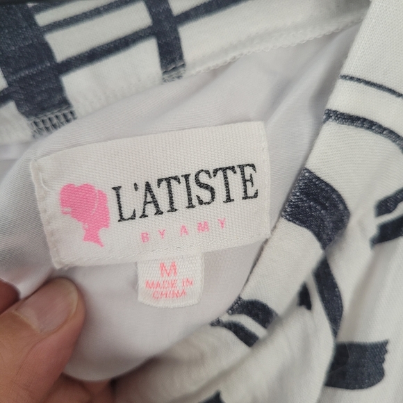 Black and white romper size Medium - Picture 10 of 14